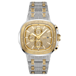 1 jbw heist j6380b two tone gold stainless steel diamond watch front thumb