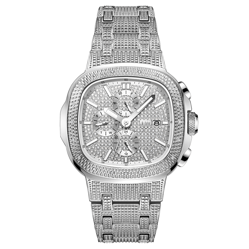 1 jbw heist j6380d stainless steel diamond watch front