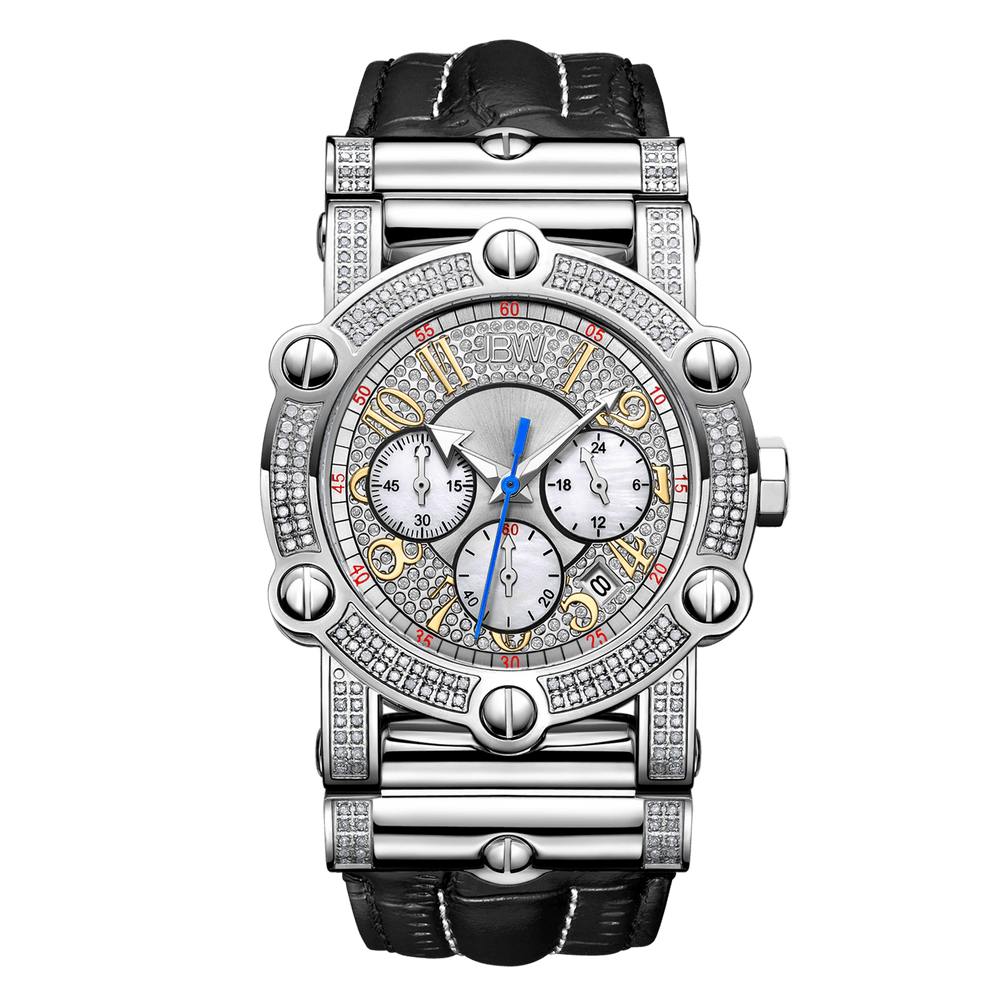 1 jbw phantom jb 6215 10a stainless steel black leather diamond watch front_2a29dbcc 42b4 4e6d 9503 97fdab2f6ff1