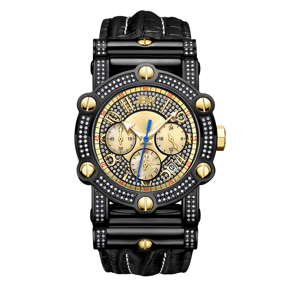 1 jbw phantom jb 6215 10b two tone gold black ion black leather diamond watch front_4998054e 6541 4732 9541 d6f086f7ea5e