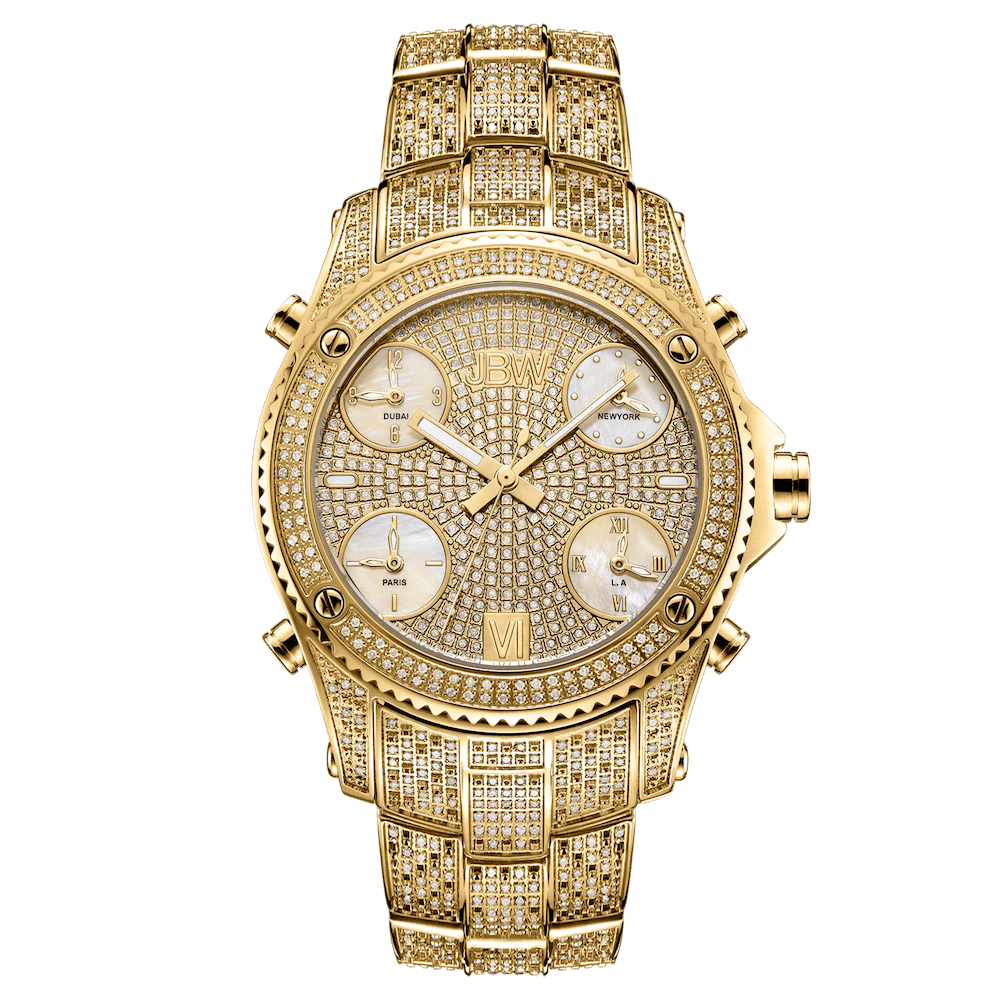 1 jbw platinum series jetsetter ps550a gold 550 diamond watch front