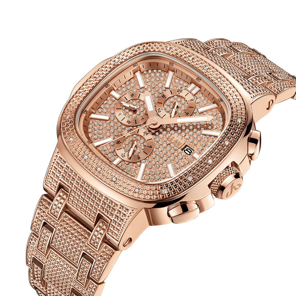 2 jbw heist j6380c rosegold diamond watch angle