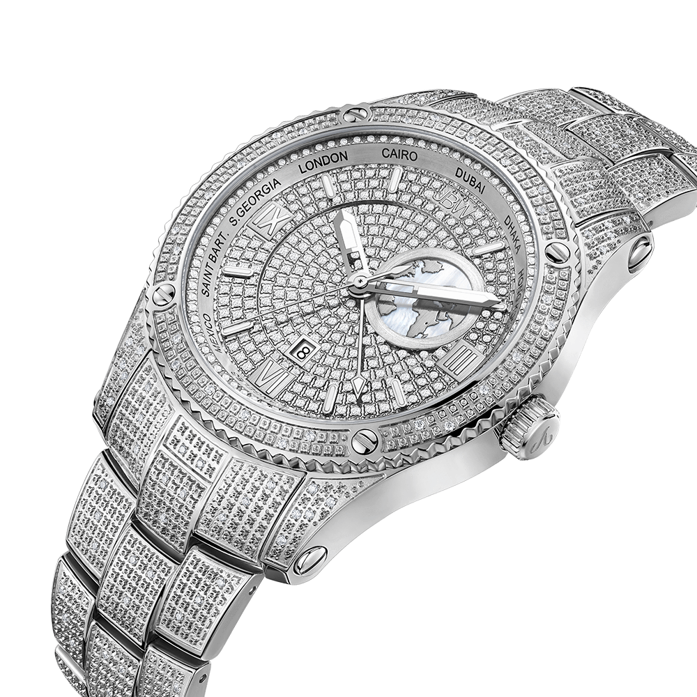 2 jbw jetsetter gmt j6370b stainless steel diamond watch angle