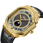 2 jbw orion sky j6375a gold black leather diamond watch angle thumb