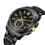 2 jbw prince j6371c two tone gold black ion diamond watch angle thumb