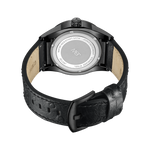 3 jbw bond j6372e black ion black leather diamond watch back thumb