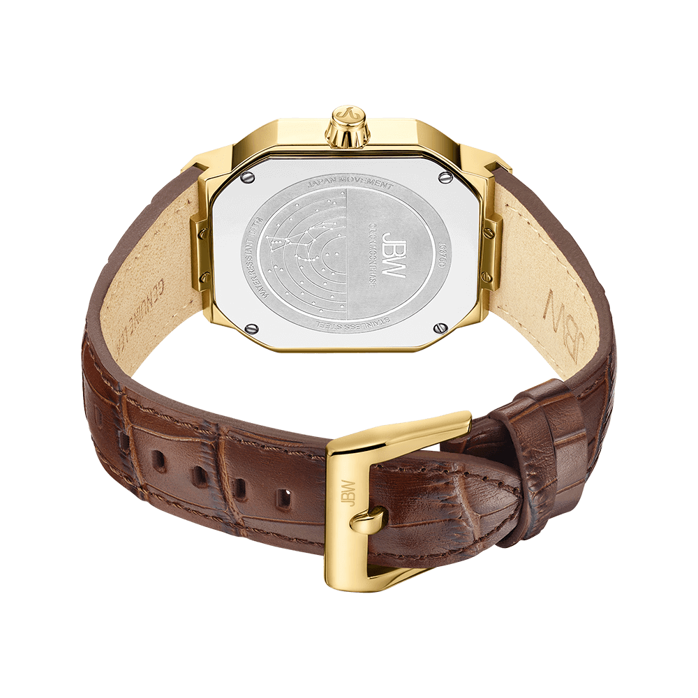 3 jbw orion sky j6375d gold brown leather diamond watch back