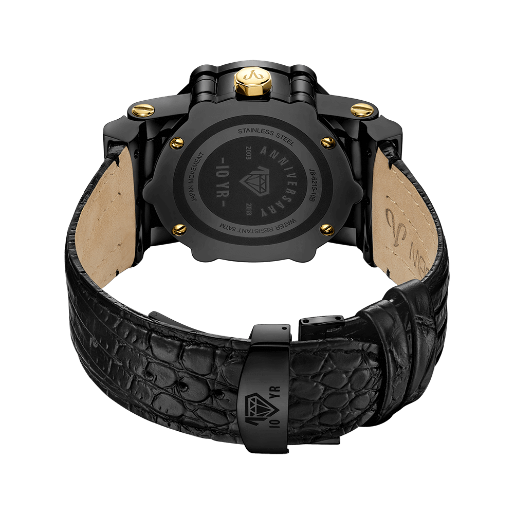 3 jbw phantom jb 6215 10b two tone gold black ion black leather diamond watch back_c6ec8e62 f106 4668 b1e8 21e054762be5
