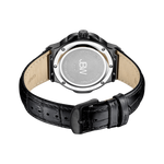 3 jbw saxon 48 j6373d gunmetal black leather diamond watch back thumb