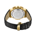 3 jbw saxon jb 6101l 10a gold black leather diamond watch back thumb