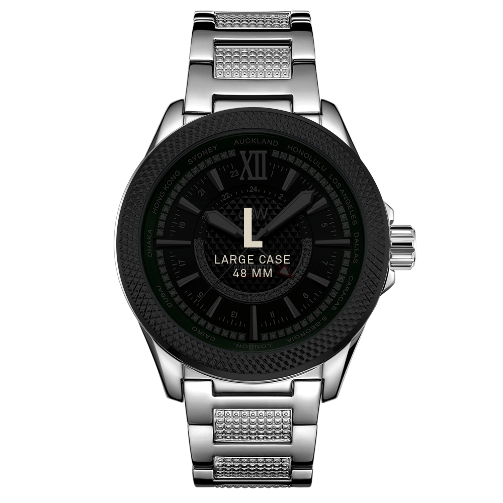 7 jbw globetrotter j6365 10 a stainless steel diamond watch size fit_3273e390 79da 43d7 aee5 a2b63cb45308