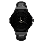 7 jbw saxon 48 j6373d gunmetal black leather diamond watch size fit thumb