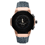 7 jbw saxon jb 6101l 10c two tone rose gold black ion gray leather diamond watch size fit_b8f49a3a 732b 4d16 ae60 28212a3b058c thumb