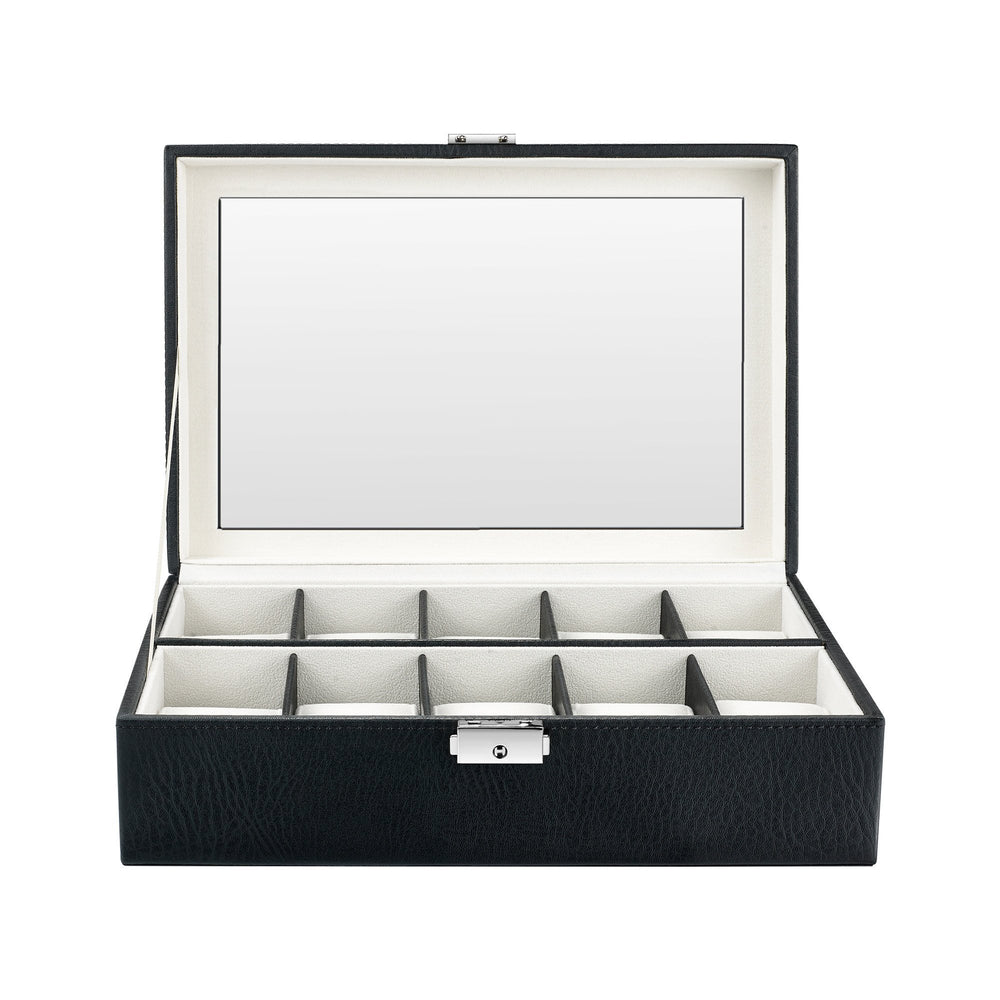 Jbw 10 black leather case box open diamond watch front_6b7969d6 795b 482d 8564 52d66e8b2485