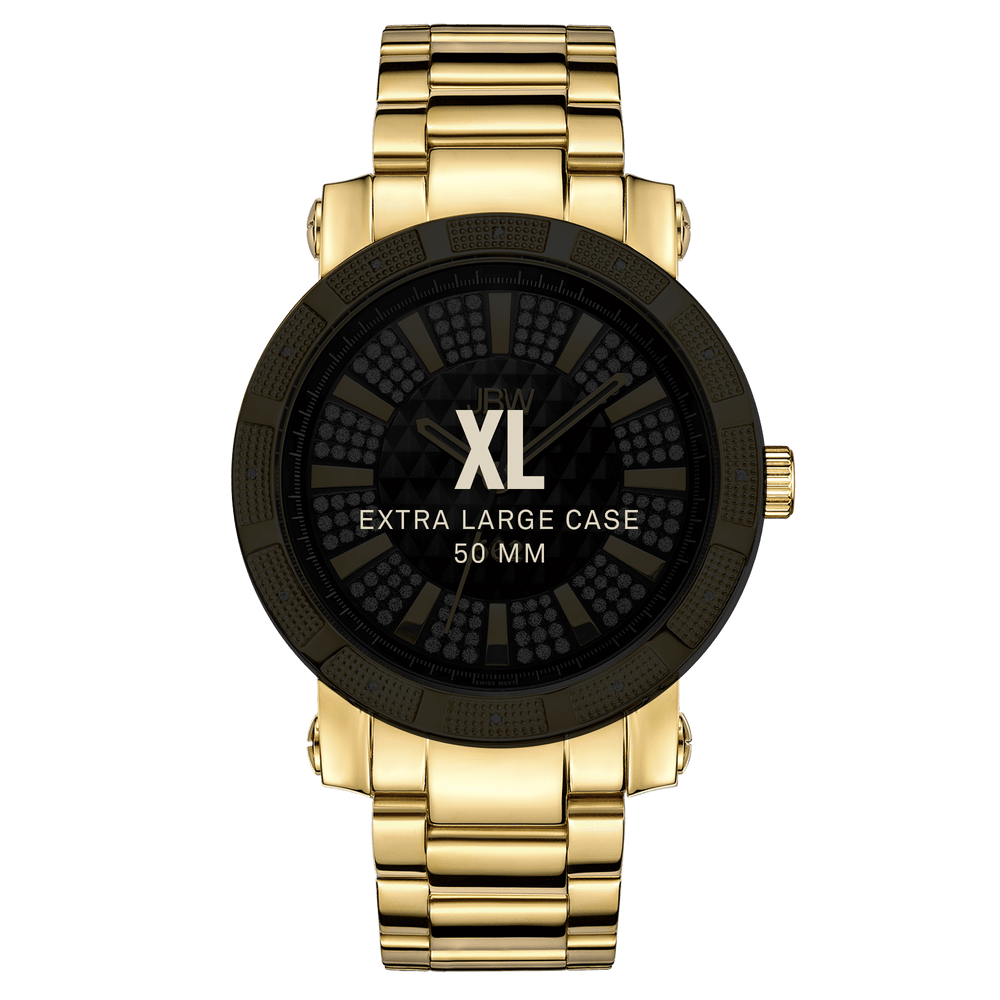 Jbw 562 jb 6225 c gold gold diamond watch size fit