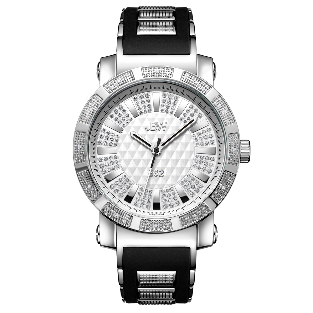 Jbw 562 jb 6225 i stainless steel black silicone diamond watch front_e820dfc5 f4d8 48a2 9698 e31aad7a4afd