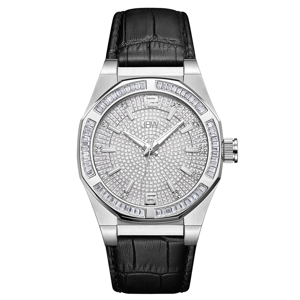 Jbw apollo j6350a stainless steel black leather diamond watch front_ef8e2a20 51ec 4a4a 806e 8f37c5bdea03