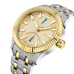 Jbw crowne special edition j6363c two tone gold stainless steel diamond watch angle thumb