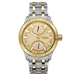 Jbw crowne special edition j6363c two tone gold stainless steel diamond watch front thumb