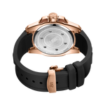 Jbw delmare j6359b rose gold black silicone diamond watch back thumb
