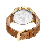 Jbw g3 j6325b gold brown leather diamond watch back thumb
