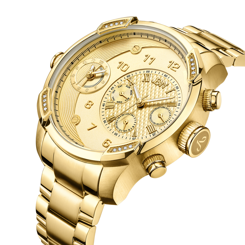 Jbw g3 j6344a gold diamond watch angle