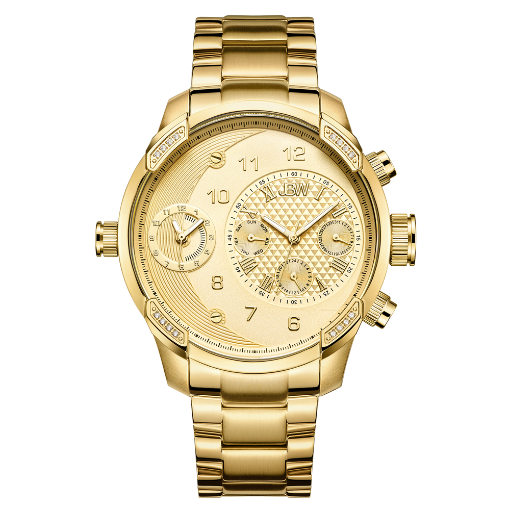 Jbw g3 j6344a gold diamond watch front