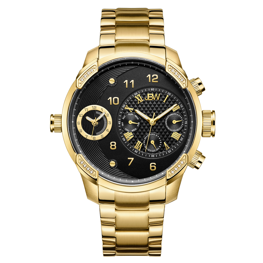 Jbw g3 j6344b gold diamond watch front