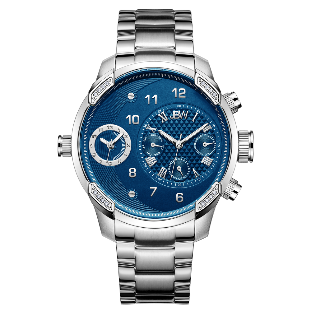 Jbw g3 j6344c stainless steel diamond watch front