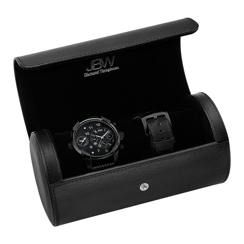 Jbw g3 j6355c black mesh diamond watch set packaging