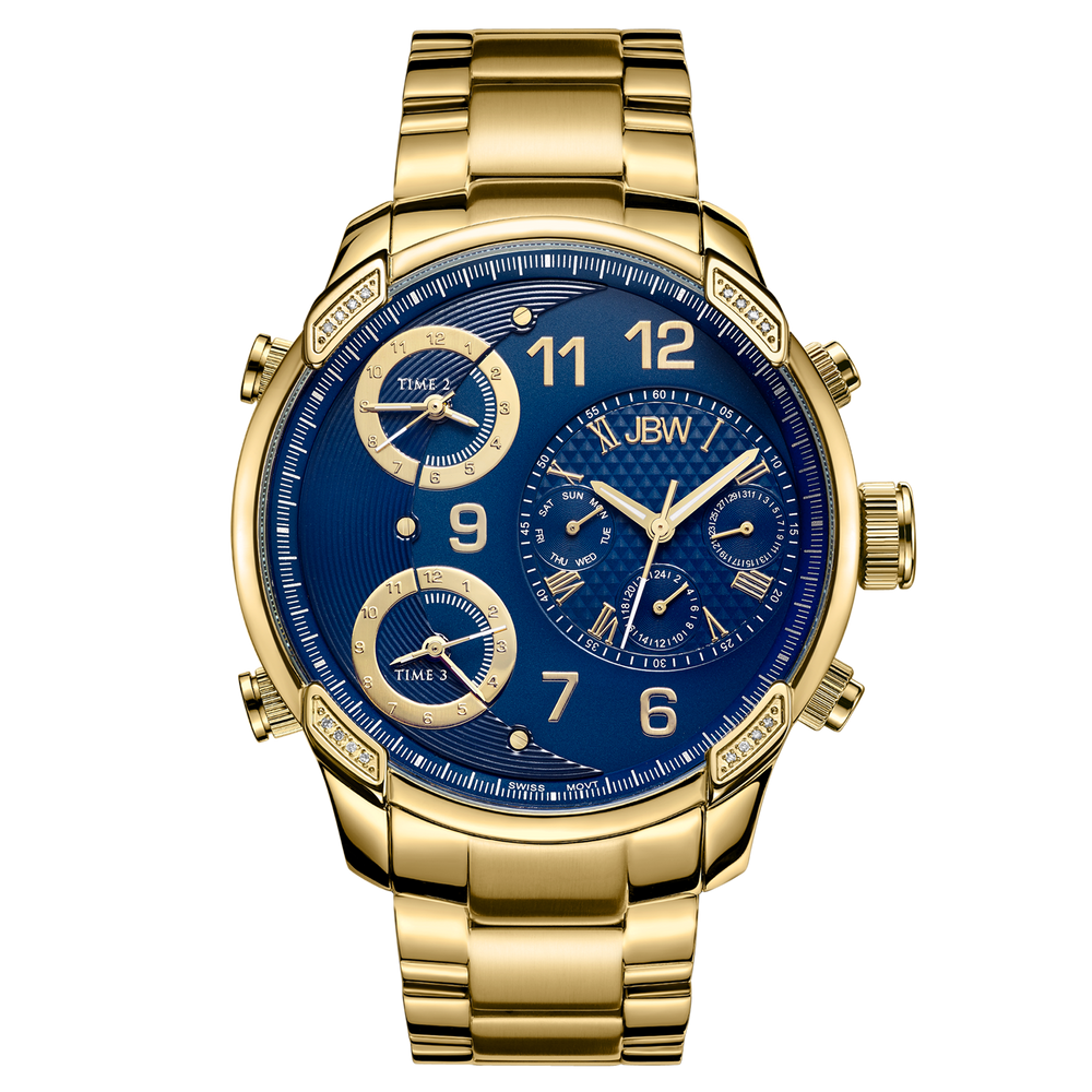 Jbw g4 j6248k gold gold diamond watch front