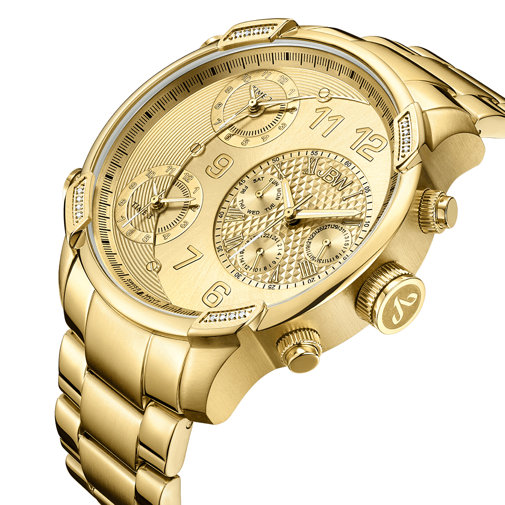 Jbw g4 j6248l gold gold diamond watch angle