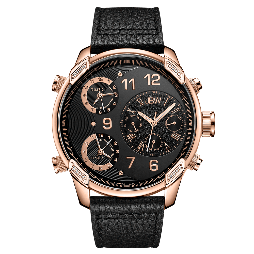 Jbw g4 j6248lg rosegold black leather diamond watch front_9006ed43 57ff 4e94 b731 b68c70864385