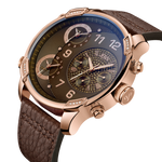Jbw g4 j6248lh rosegold brown leather diamond watch angle thumb