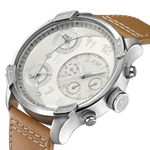 Jbw g4 j6248lm stainless steel brown leather diamond watch angle thumb