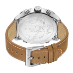 Jbw g4 j6248lm stainless steel brown leather diamond watch back thumb