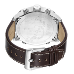 Jbw g4 j6248ln stainless steel brown leather diamond watch back thumb