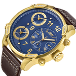 Jbw g4 j6248lo gold brown leather diamond watch angle thumb