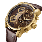 Jbw g4 j6353a gold brown leather diamond exclusive limited watch angle thumb