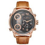Jbw g4 j6353b rose gold brown leather diamond exclusive limited watch front thumb