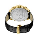 Jbw g4 j6353c gold black leather diamond exclusive limited watch back thumb