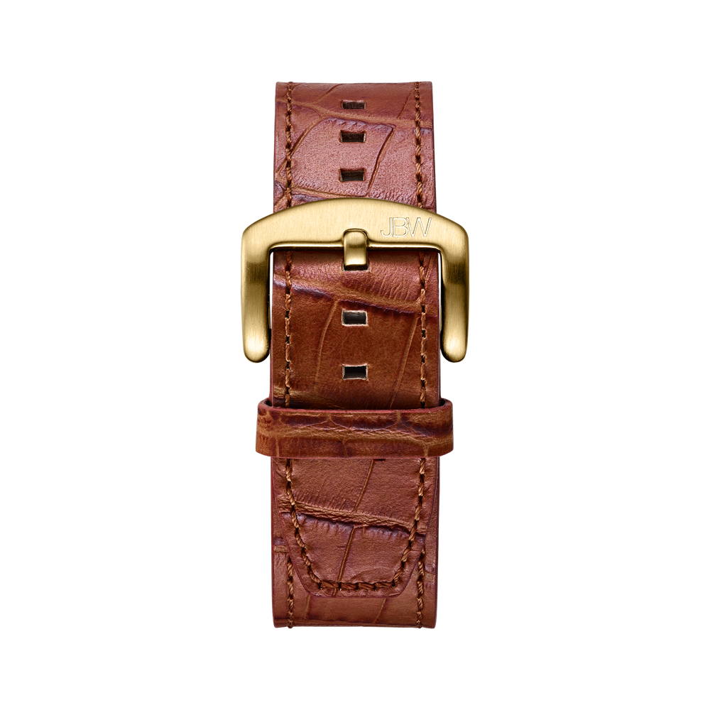 24MM LIGHT BROWN STRAP