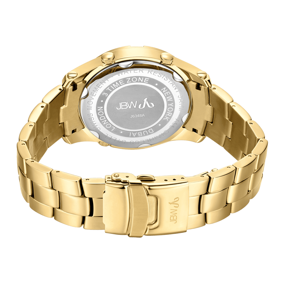 Jbw jet setter iii j6348a gold diamond watch back2