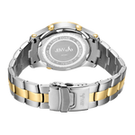 Jbw jet setter iii j6348c two tone stainless steel gold diamond watch back thumb