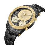 Jbw jet setter iii j6348e two tone black gold diamond watch angle thumb