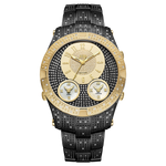 Jbw jet setter iii j6348e two tone black gold diamond watch front thumb