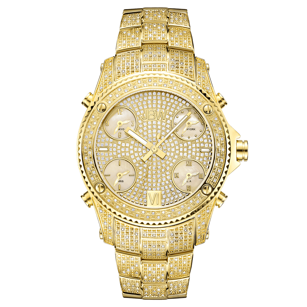 Jbw jet setter jb 6213 a gold front 1500px