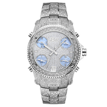 Jbw jet setter jb 6213 c stainless steel diamond watch front thumb