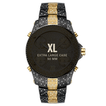 Jbw jet setter jb 6213 d two tone black ion gold diamond watch size fit thumb