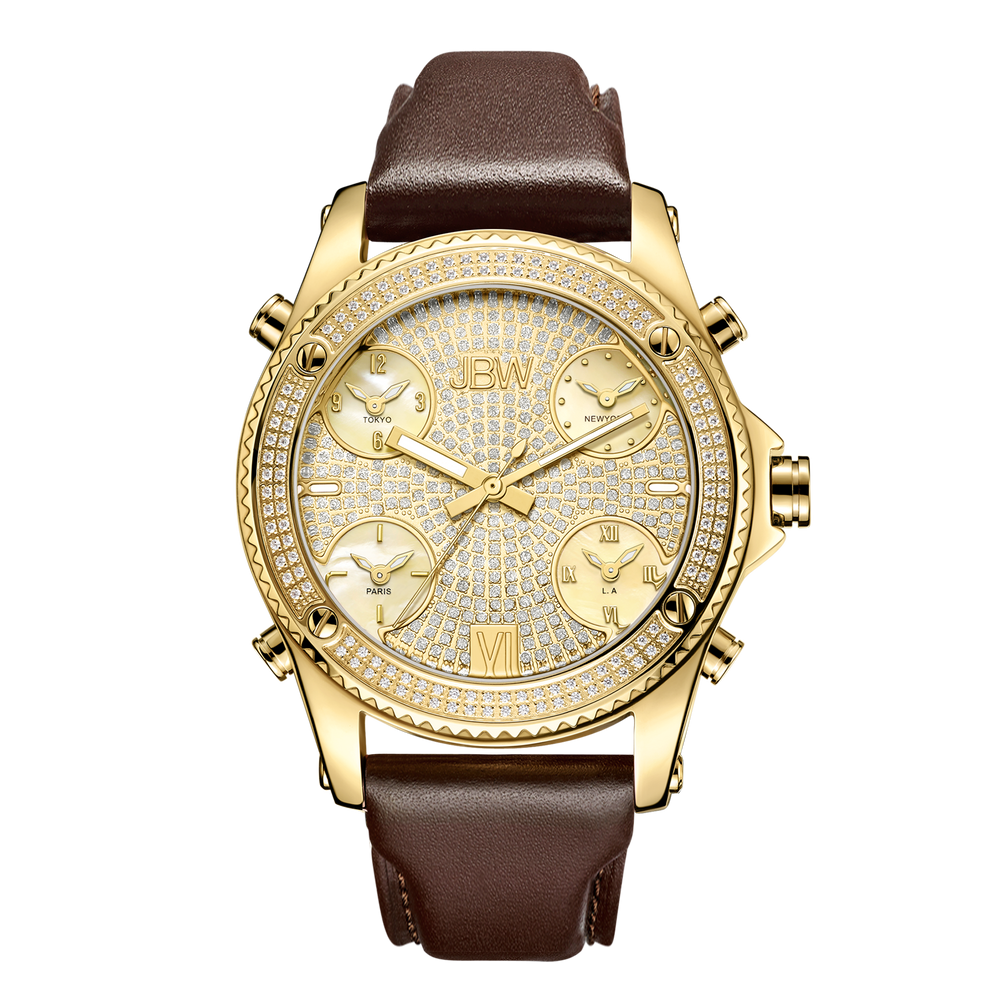 Jbw jetsetter j6354a gold brown leather diamond watch front_73b0ea72 770d 4999 8427 89ca8f3ffb95